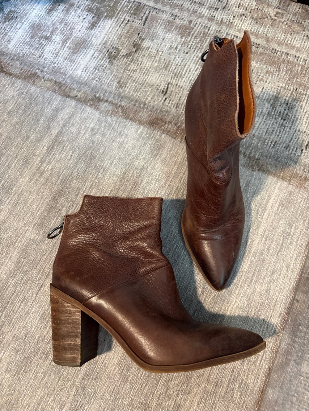 Franco Sarto Leather Booties